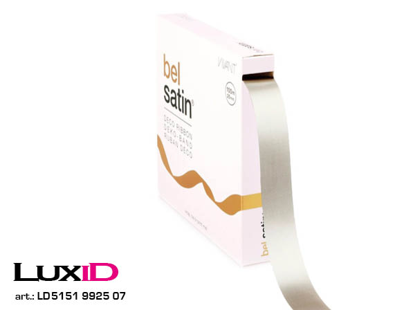 Bel satin 07 taupe 25mm x 100m